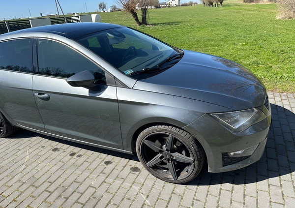 Seat Leon cena 52000 przebieg: 85000, rok produkcji 2013 z Sieradz małe 172